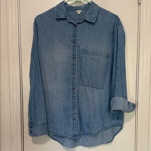 Aerie Blue Button Down Shirt